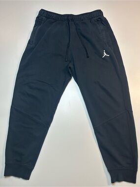 Nike Air Jordan Sport Dri-FIT Crossover Fleece Jogger Pants Black Men's